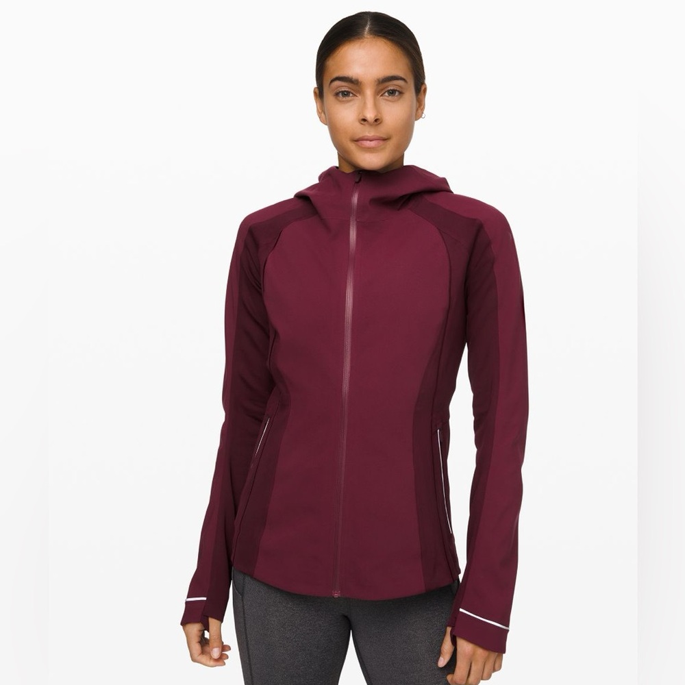 Lululemon Cross Chill Performance Jacket Deep Ruby